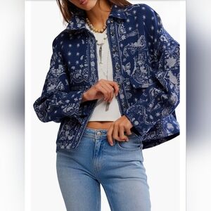 WE THE FREE PEOPLE BANDANA JACKET